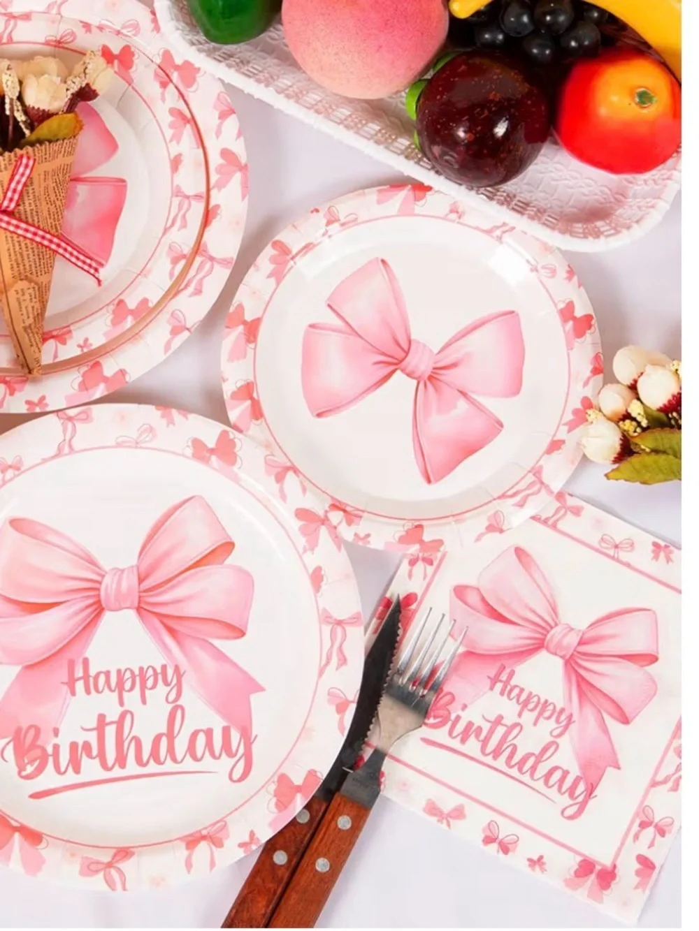 Photo Backdrop, Birthday in a box! Girl Birthday decor.